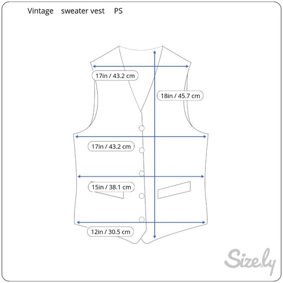 VTG 80's Red Lambswool & Rabbit Fur Sweater Vest w/ Double-Breasted Buttons Sz P - Picture 10 of 10